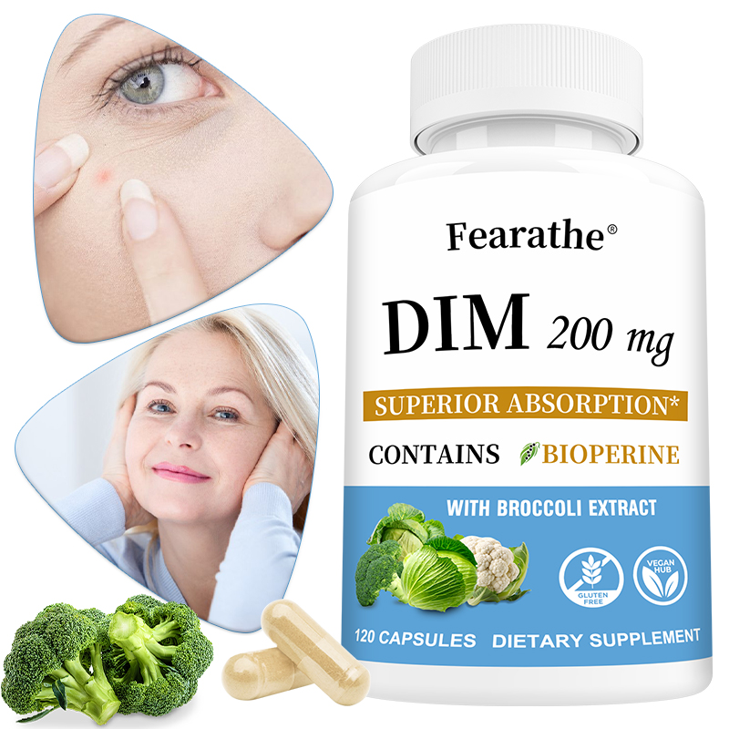 Herbal Wellness Water - แคปซูล DIM 200 มก. ผสมไบโอเพอรีน อาหารเสริมสมุนไพร