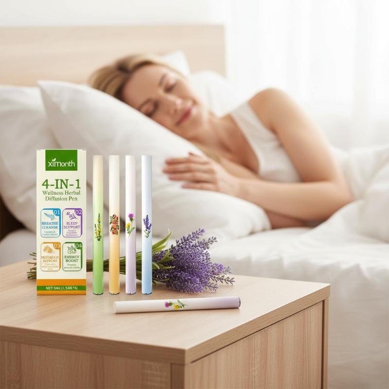 Herbal Wellness Products - ชุดเครื่องกระจายกลิ่นสมุนไพร 4 in 1 บาร์พลังงานสมุนไพร ช่วยฟอกอากาศ