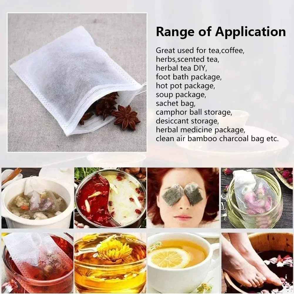 1000-100 ชิ้น Disposable Teaba - Herbal Wellness Products บทวิจารณ์และราคา