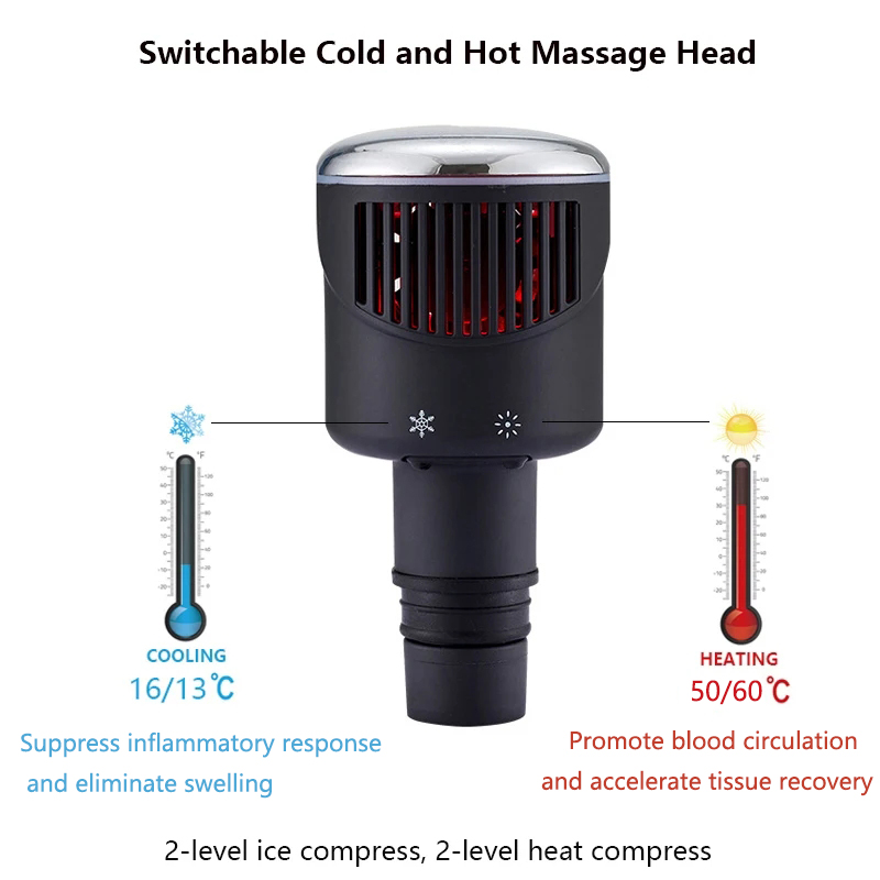 หัวนวดปืนความร้อนเย็นแบบใหม่ขน - Health Wellness บทวิจารณ์และราคา