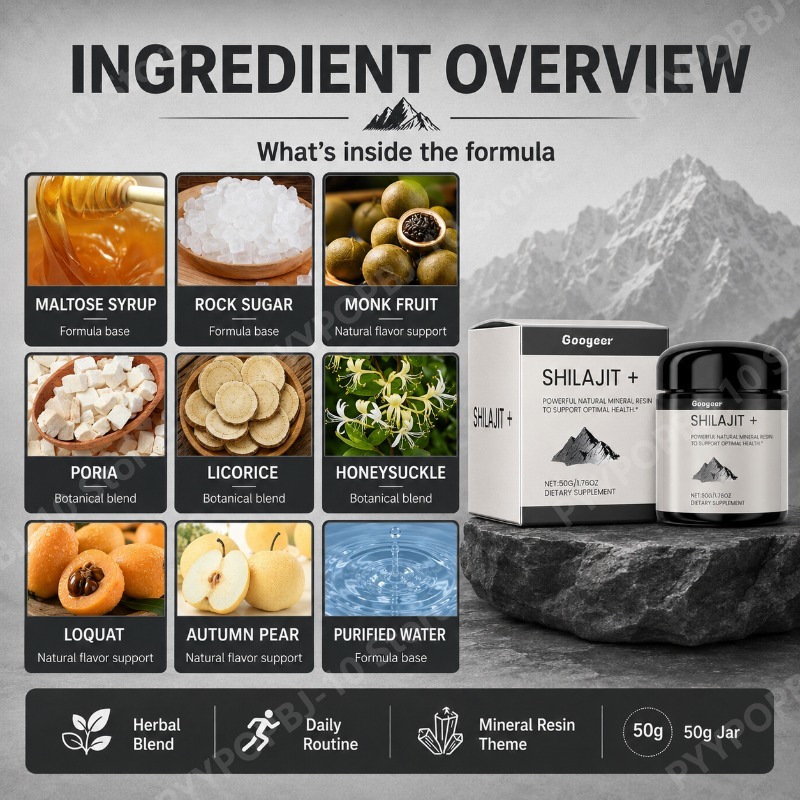 ชิลาจิต+ เรซินแร่ธาตุธรรมชาติ  - Herbal Wellness Blend บทวิจารณ์และราคา