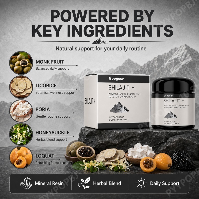 ชิลาจิต+ เรซินแร่ธาตุธรรมชาติ  - Herbal Wellness Blend บทวิจารณ์และราคา