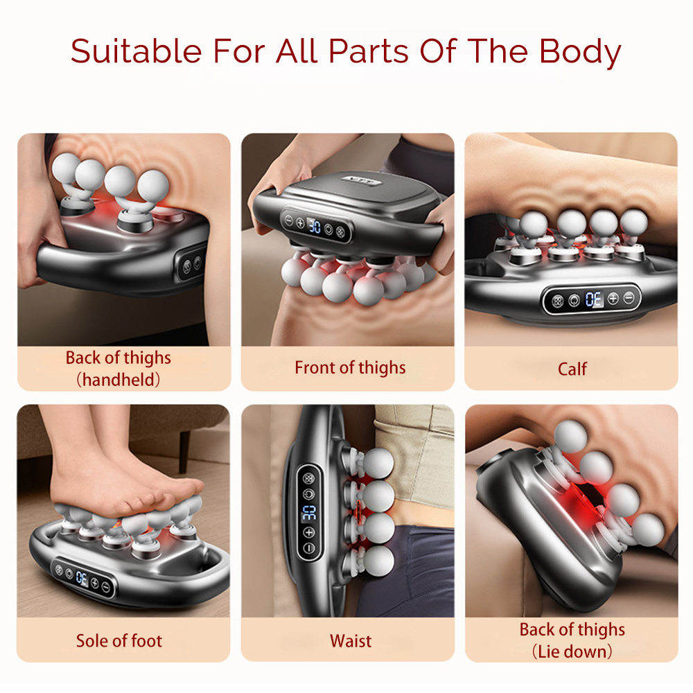 16 หัว Fascia ปืนการสั่นสะเทือ - Health Wellness บทวิจารณ์และราคา