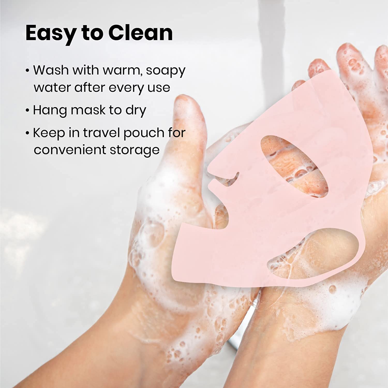 ซิลิโคน Face Mask Holder สําหร - Health Wellness บทวิจารณ์และราคา