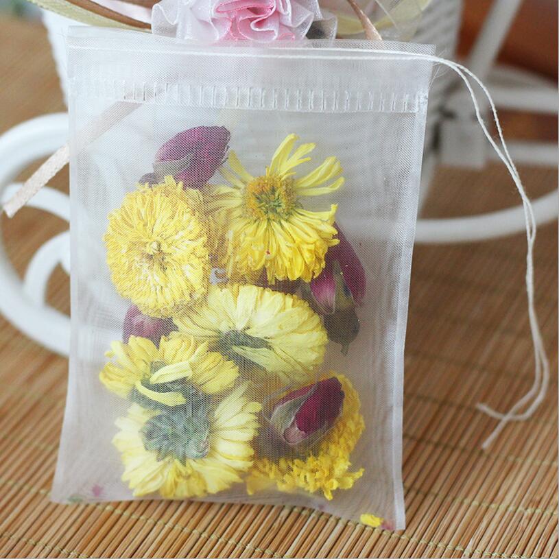 50 ชิ้น/ล็อตถุงชาเปล่าวัสดุไนล - Herbal Wellness Products บทวิจารณ์และราคา