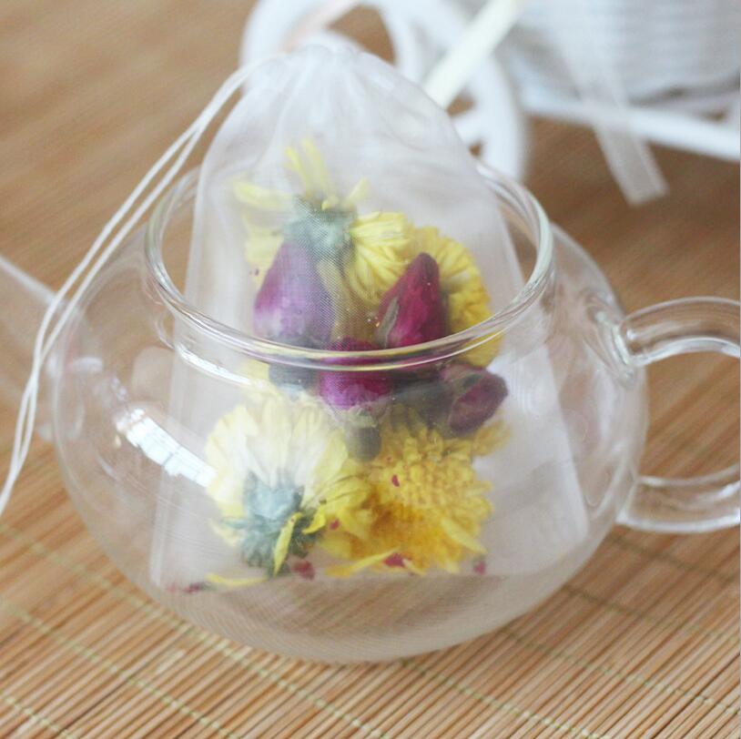 50 ชิ้น/ล็อตถุงชาเปล่าวัสดุไนล - Herbal Wellness Products บทวิจารณ์และราคา