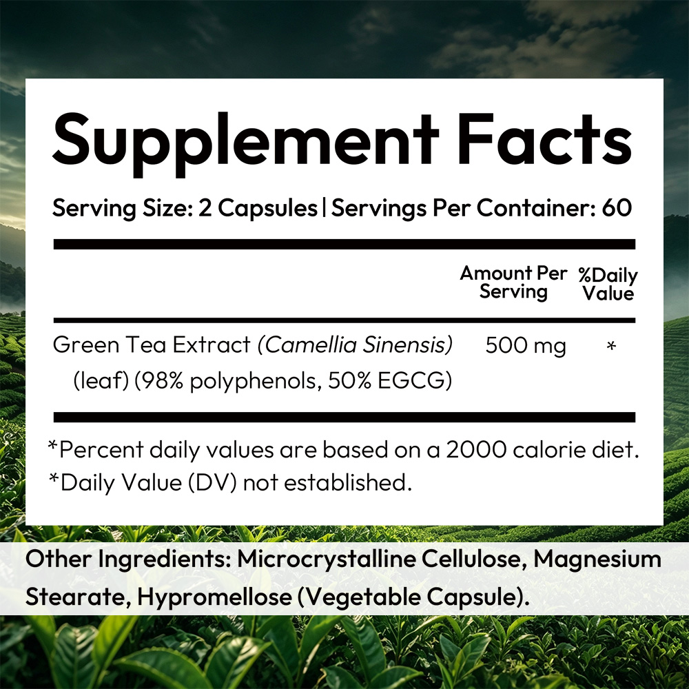สารสกัดจากชาเขียว - EGCG 500 ม - Herbal Wellness Water บทวิจารณ์และราคา